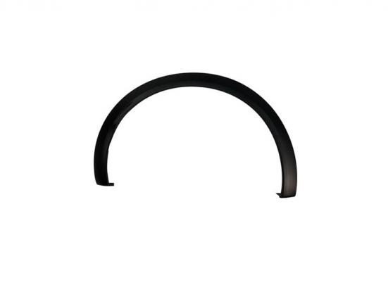 Cadre aile arrière droit noir rugueux