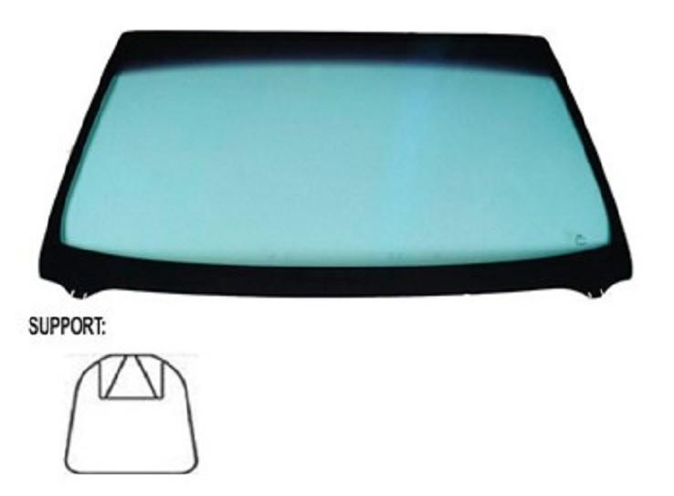 Pare-brise teinté vert