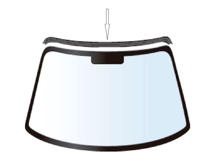 Joint supérieur pare-brise