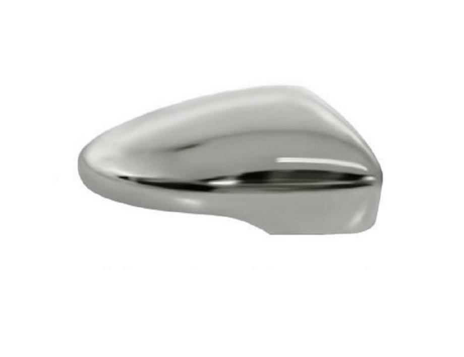 Coque rétroviseur droit chromée