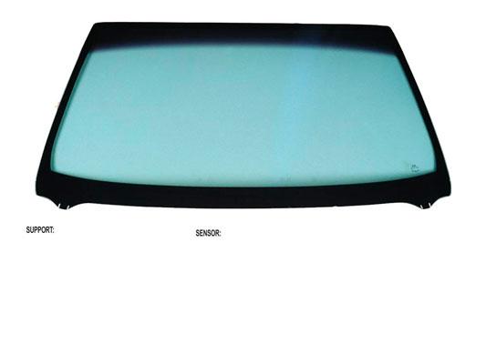 Pare-brise teinté vert athermique