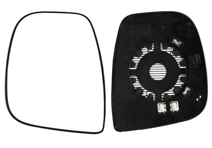 Glace + support rétroviseur droit, convexe, chauffant